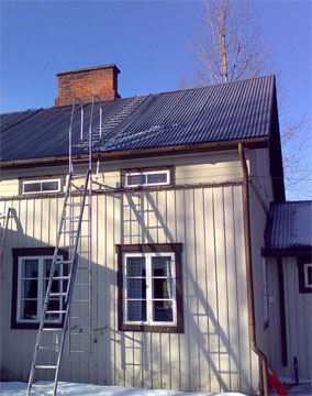 Piippu ennen piipunhatun asennusta